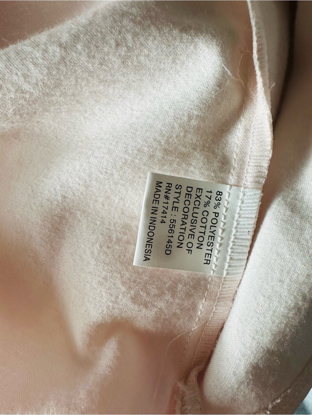 Miss Elaine Pale Pink Long Sleeve Nightgown with Floral Embroidery - Picture 10 of 10